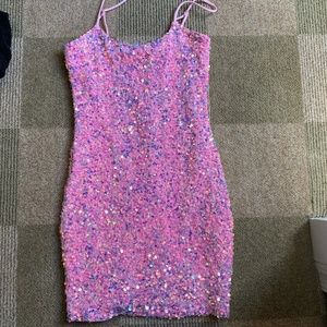 Lucy in The Sky Pink dress